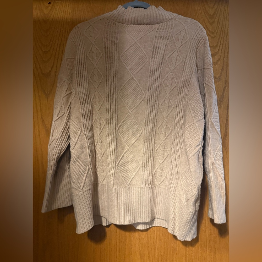 Philosophy Cream Textured Knit Sweater - Picture 2 of 5